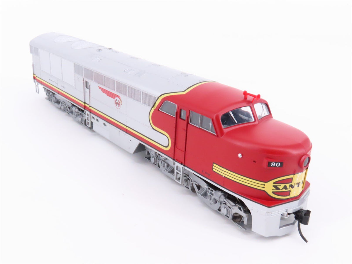 HO Scale Proto 1000 ATSF Santa Fe &quot;Warbonnet&quot; Erie-Built A&amp;B Diesel Set #90B/90A