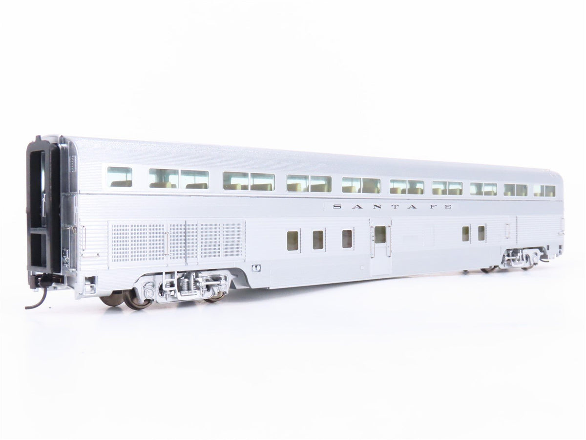 HO Scale Walthers 932-9770 ATSF Santa Fe 85&#39; Budd Hi-Level Coach Passenger Car