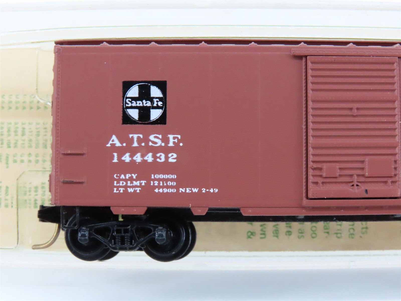 N Kadee Micro-Trains MTL 20072 ATSF Grand Canyon Box Car #144432 - Blue Label