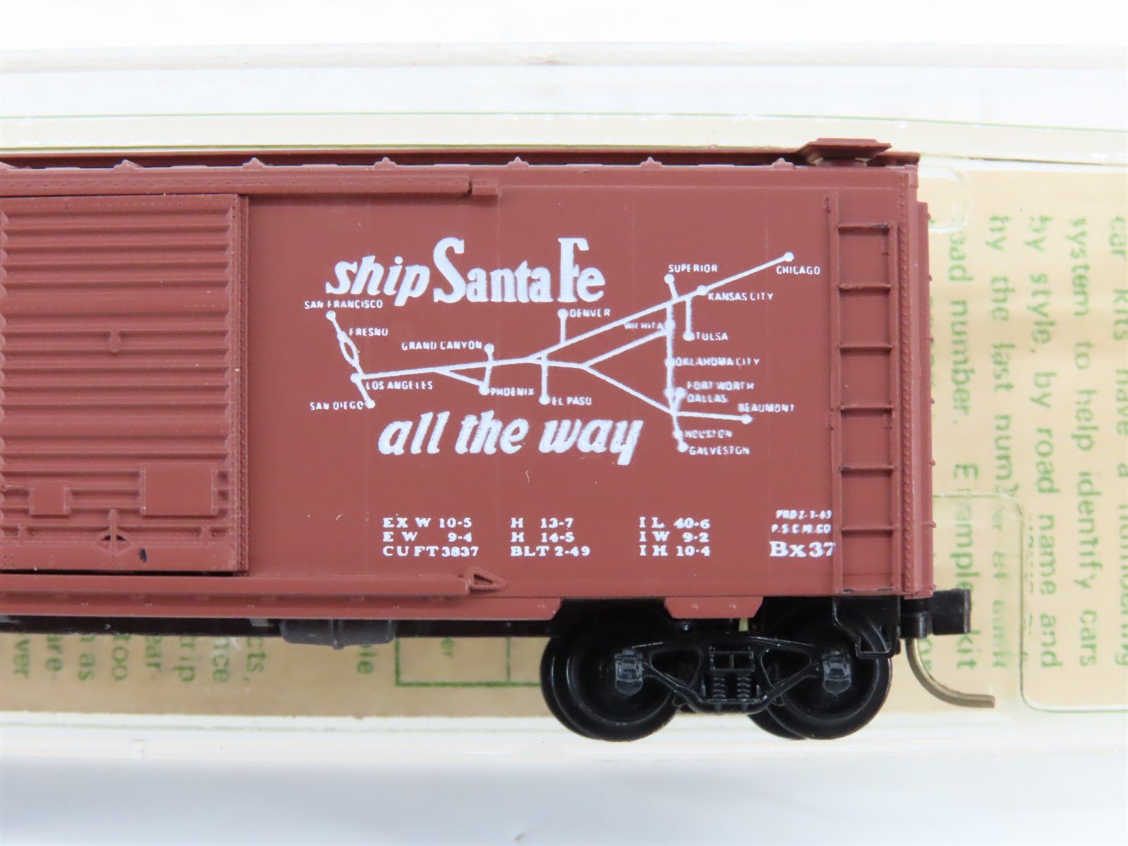 N Kadee Micro-Trains MTL 20072 ATSF Grand Canyon Box Car #144432 - Blue Label