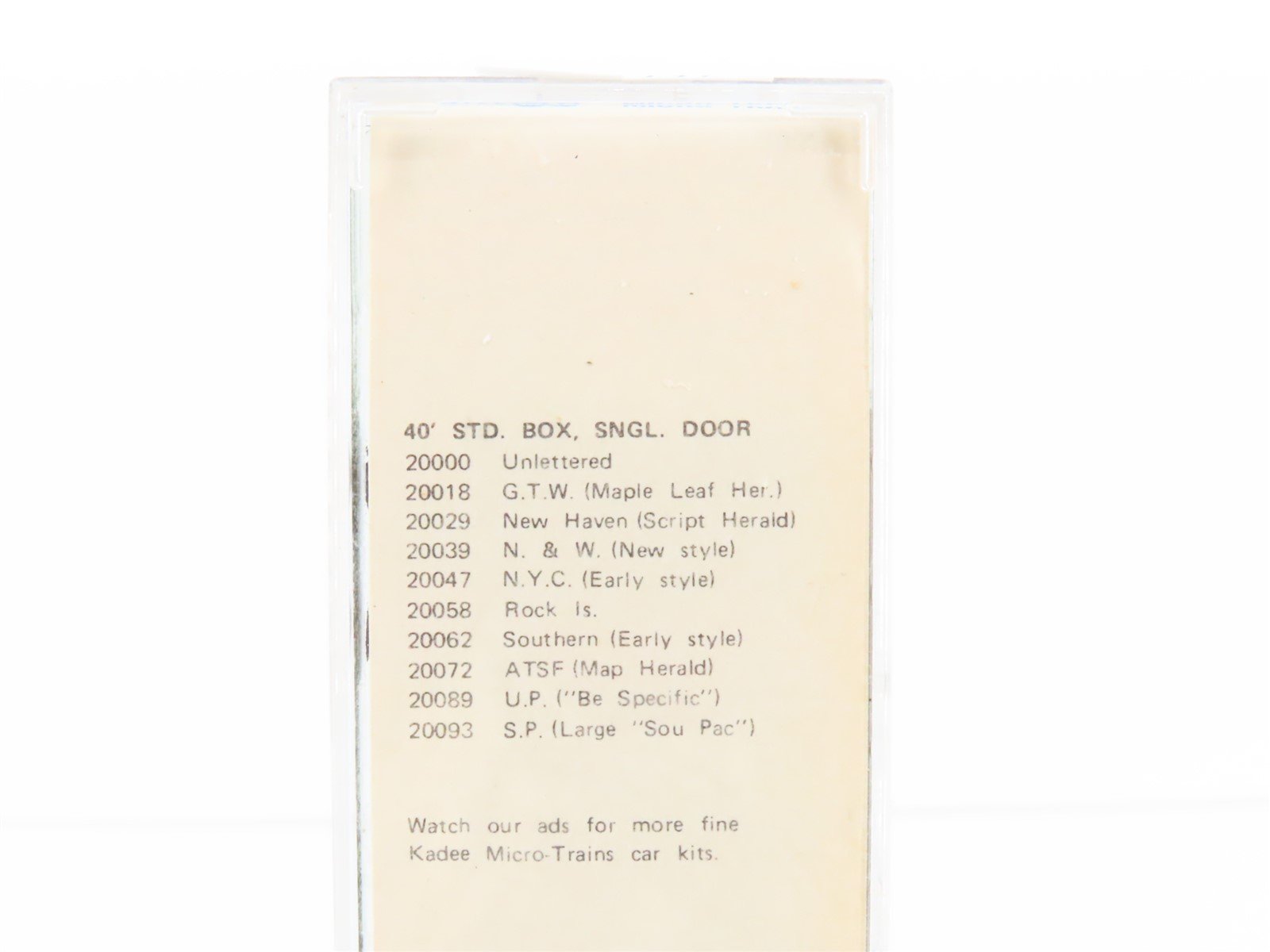 N Kadee Micro-Trains MTL 20072 ATSF Grand Canyon Box Car #144432 - Blue Label