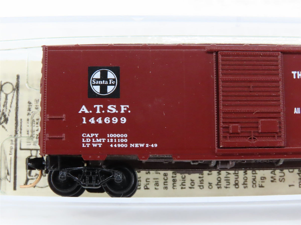 N Scale Kadee Micro-Trains MTL 20030 ATSF Santa Fe Chief 40&#39; Box Car #144699