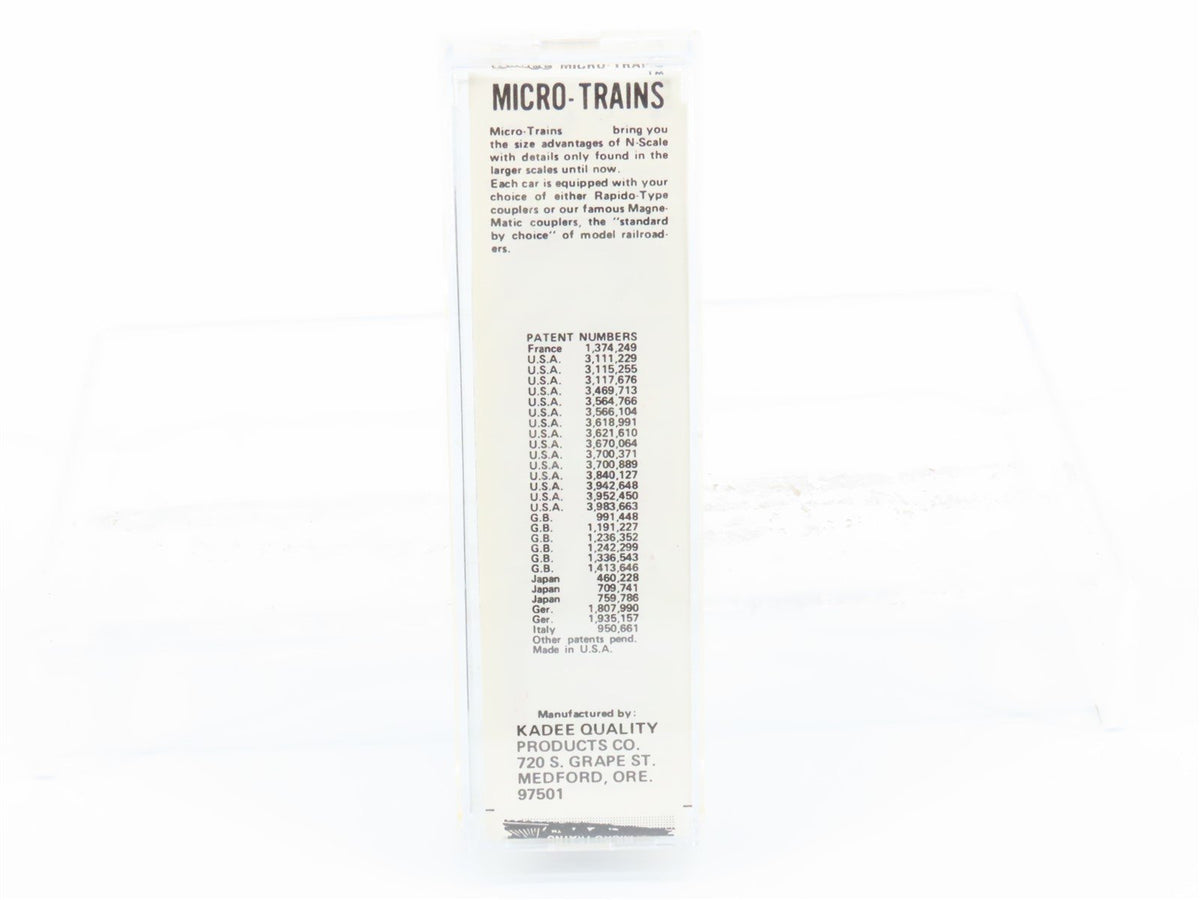 N Scale Kadee Micro-Trains MTL 20030 ATSF Santa Fe Chief 40&#39; Box Car #144699