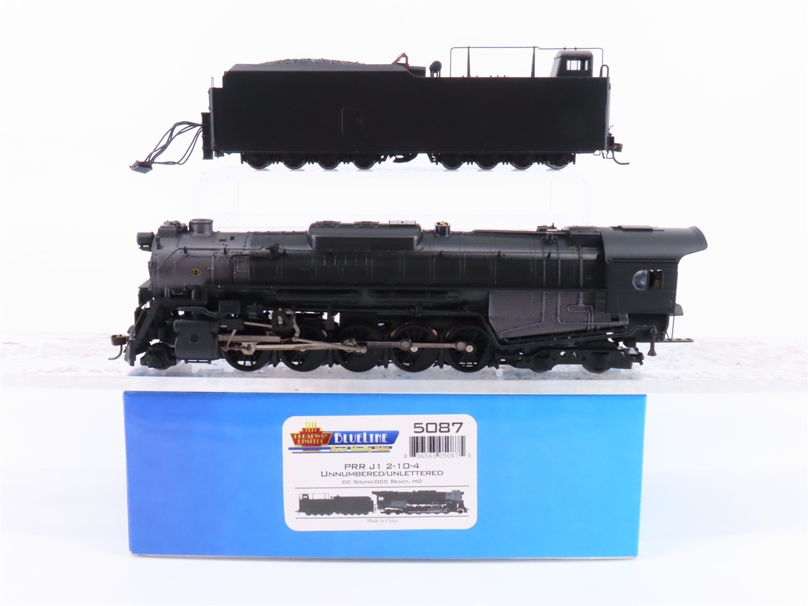 HO Broadway Limited BLI BlueLine 5087 Unlettered 2-10-4 J1 Steam w/ Sound