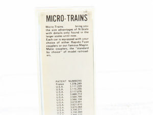 N Kadee Micro-Trains MTL 20090 SP Southern Pacific Overnight Box Car #98068