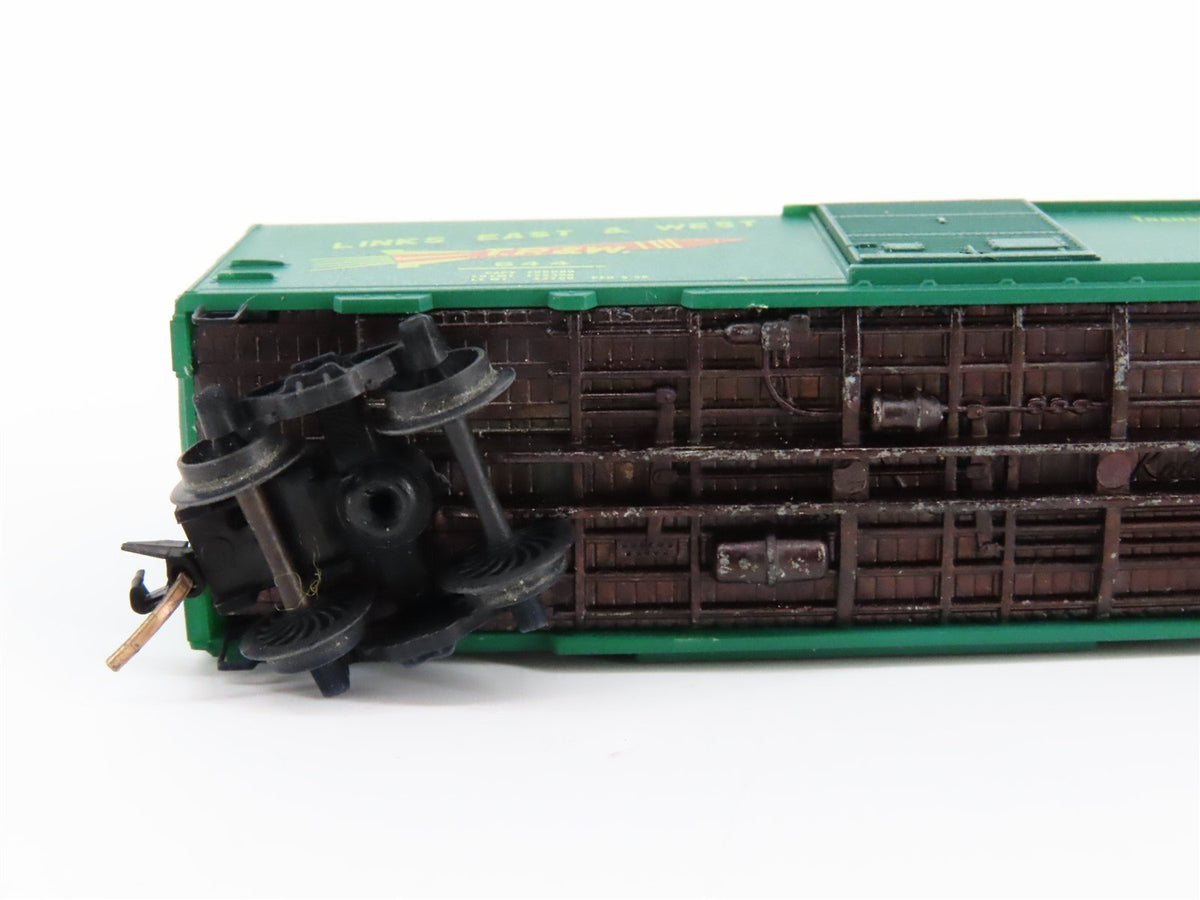 N Scale Kadee Micro-Trains MTL 20120 TP&amp;W Railroad 40&#39; Single Door Box Car #644
