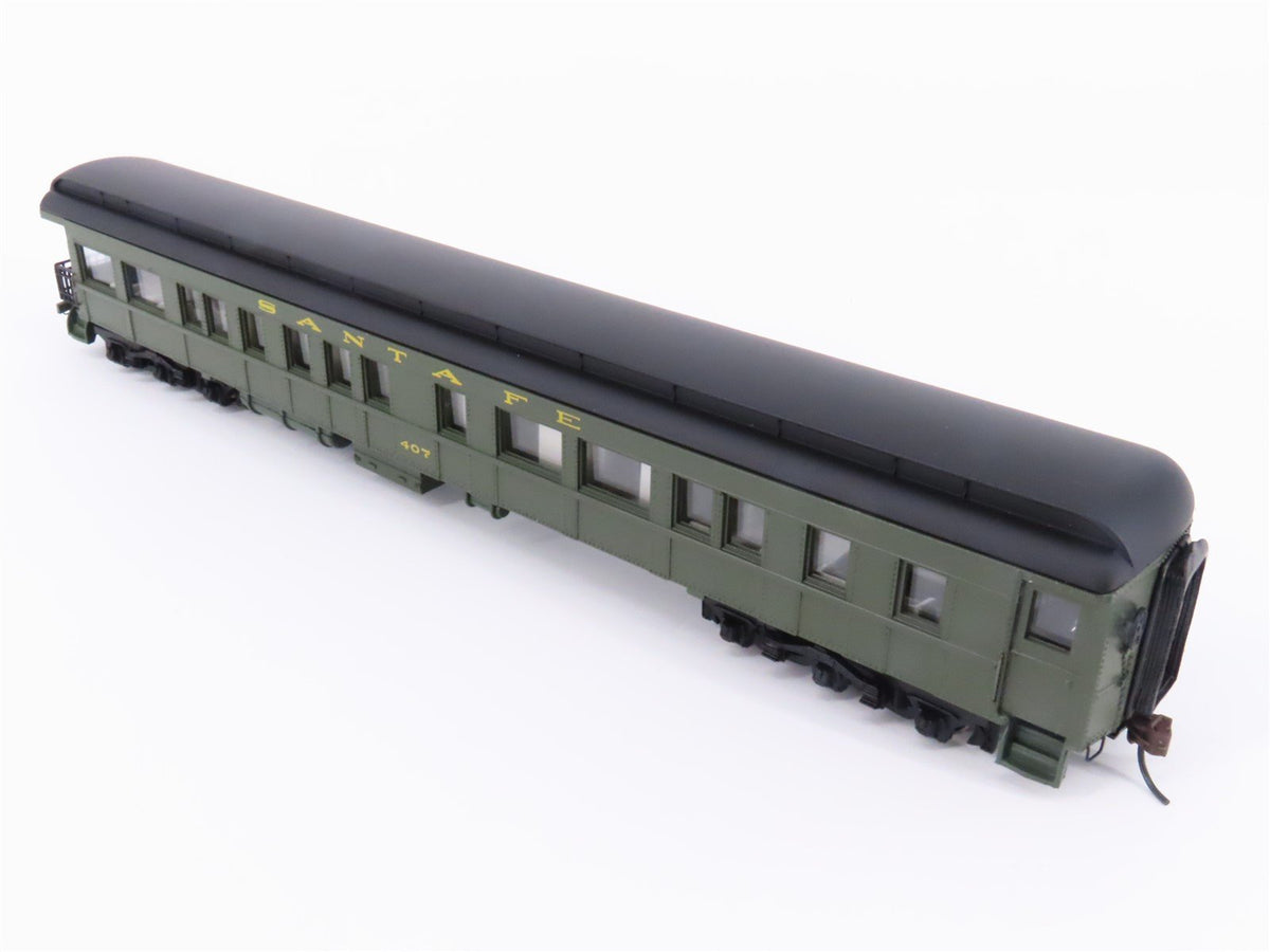 HO Scale Bachmann Spectrum 89316 ATSF Santa Fe Observation Passenger Car #407