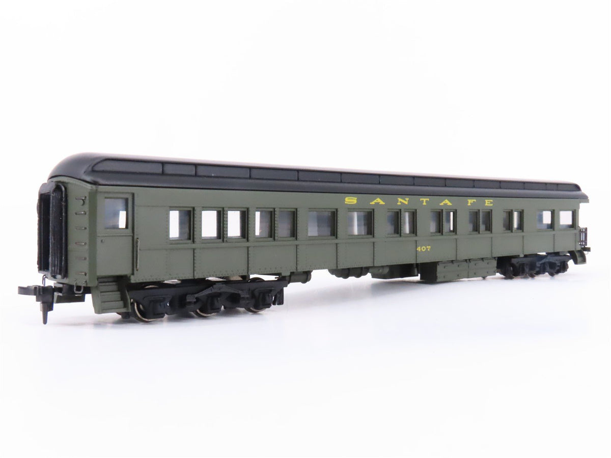 HO Scale Bachmann Spectrum 89316 ATSF Santa Fe Observation Passenger Car #407