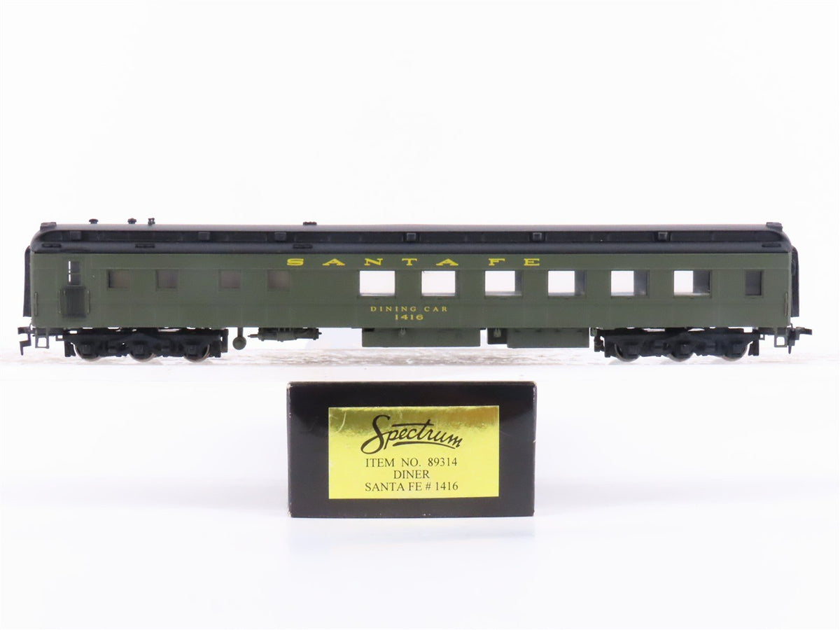 HO Scale Bachmann Spectrum 89314 ATSF Santa Fe Diner Passenger Car #1416