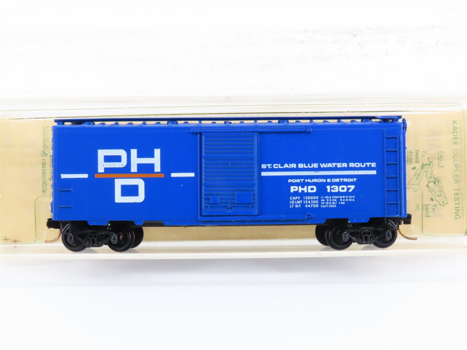 N Scale Kadee Micro-Trains MTL 20150 PHD Port Huron & Detroit 40' Box Car #1307