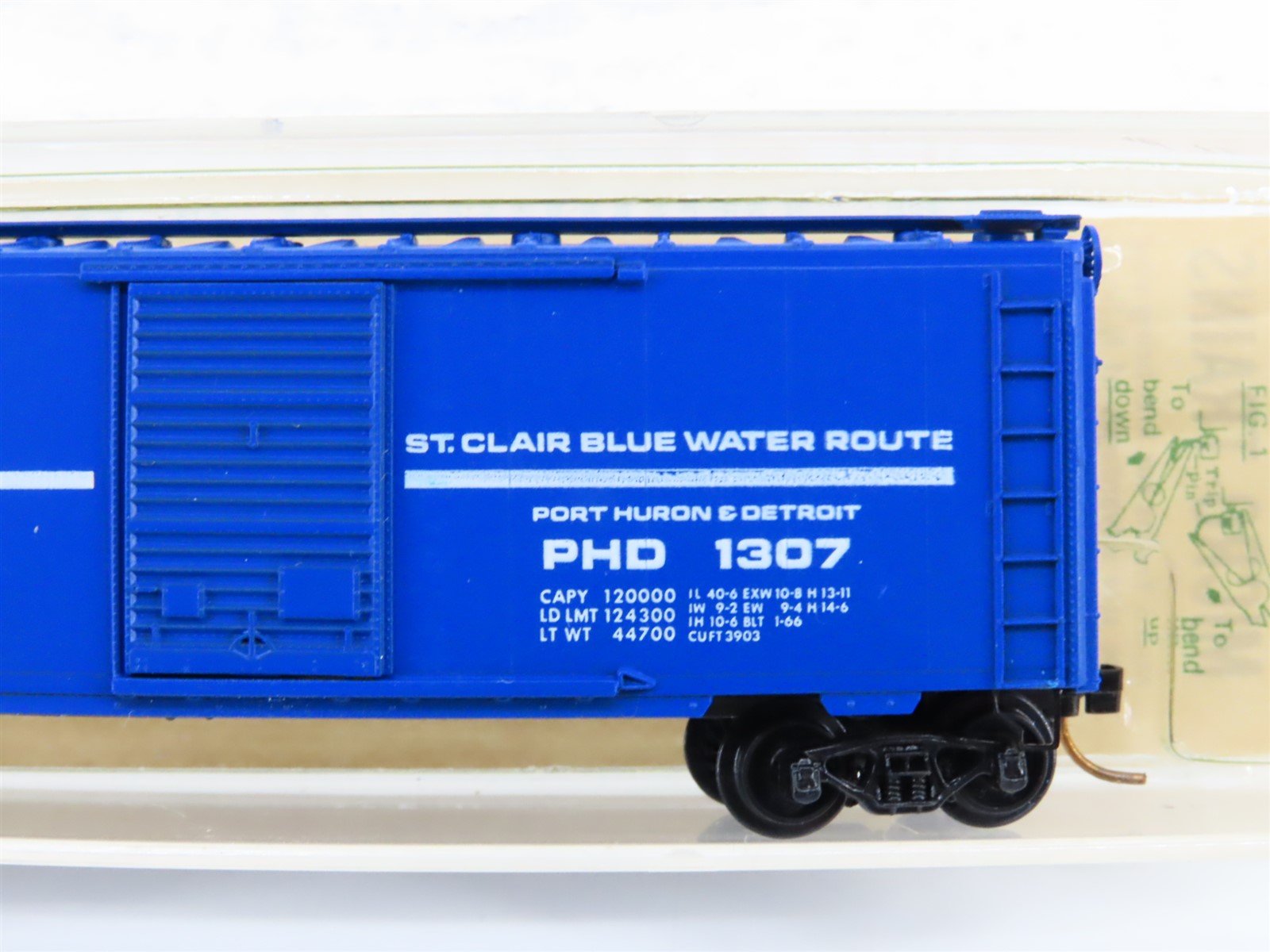 N Scale Kadee Micro-Trains MTL 20150 PHD Port Huron & Detroit 40' Box Car #1307