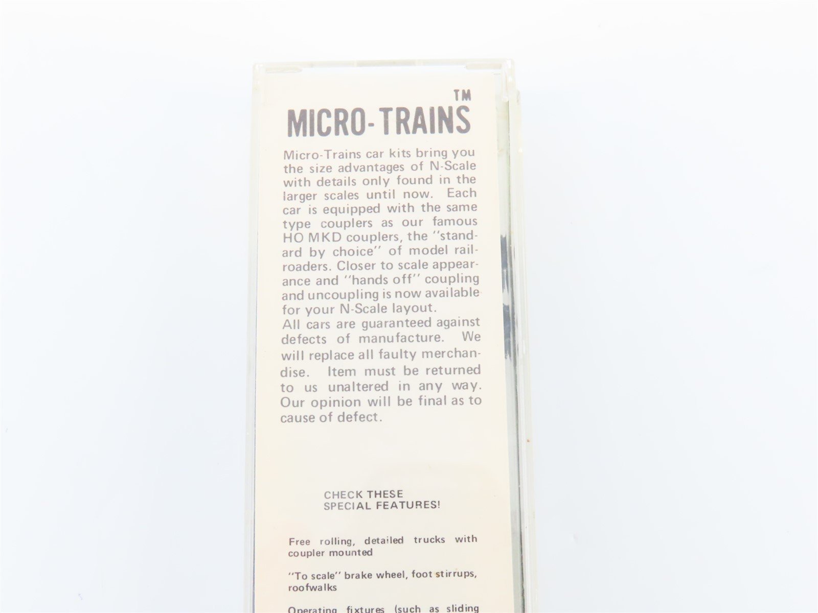 N Scale Kadee Micro-Trains MTL 20318 PHD Railroad 40' Box Car #1307 - Blue Label