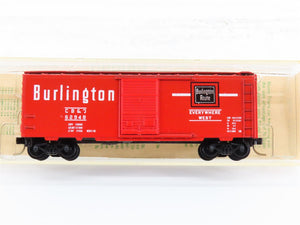 N Kadee Micro-Trains MTL 20338 CB&Q Burlington 40' Box Car #62948 - Blue Label