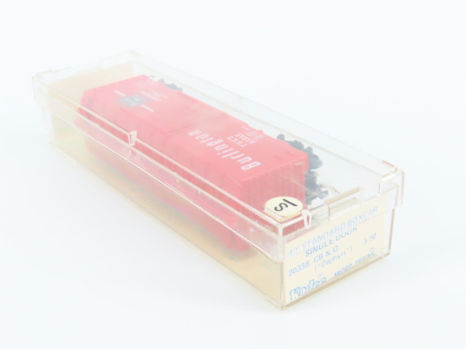 N Kadee Micro-Trains MTL 20338 CB&Q Burlington 40' Box Car #62948 - Blue Label