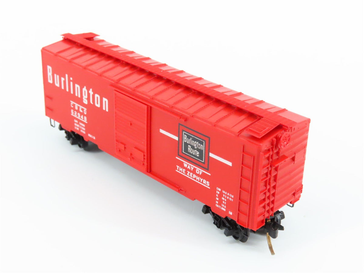 N Scale Kadee Micro-Trains MTL 20170 CB&amp;Q Burlington Route 40&#39; Box Car #62948