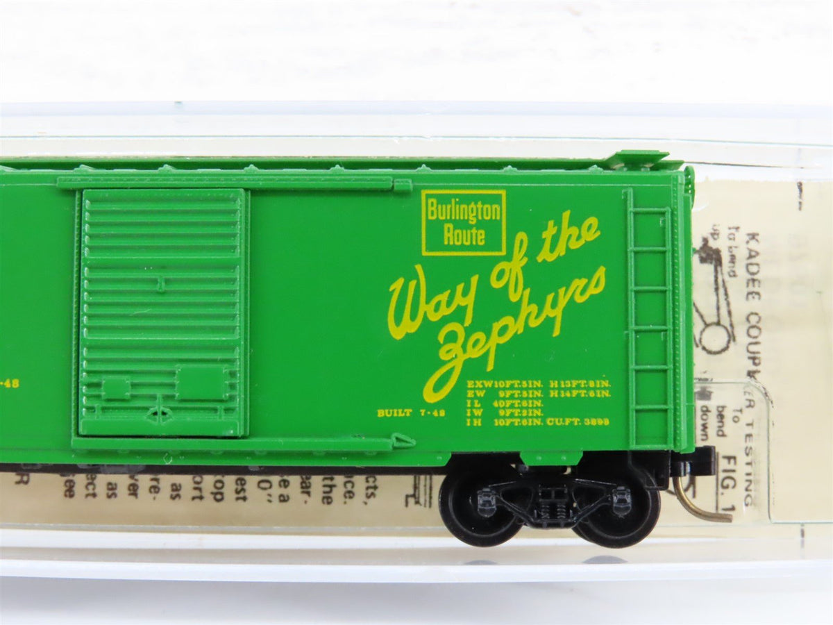 N Kadee Micro-Trains MTL 20130 CB&amp;Q Way Of The Zephyrs &quot;100,000th&quot; Boxcar #37000