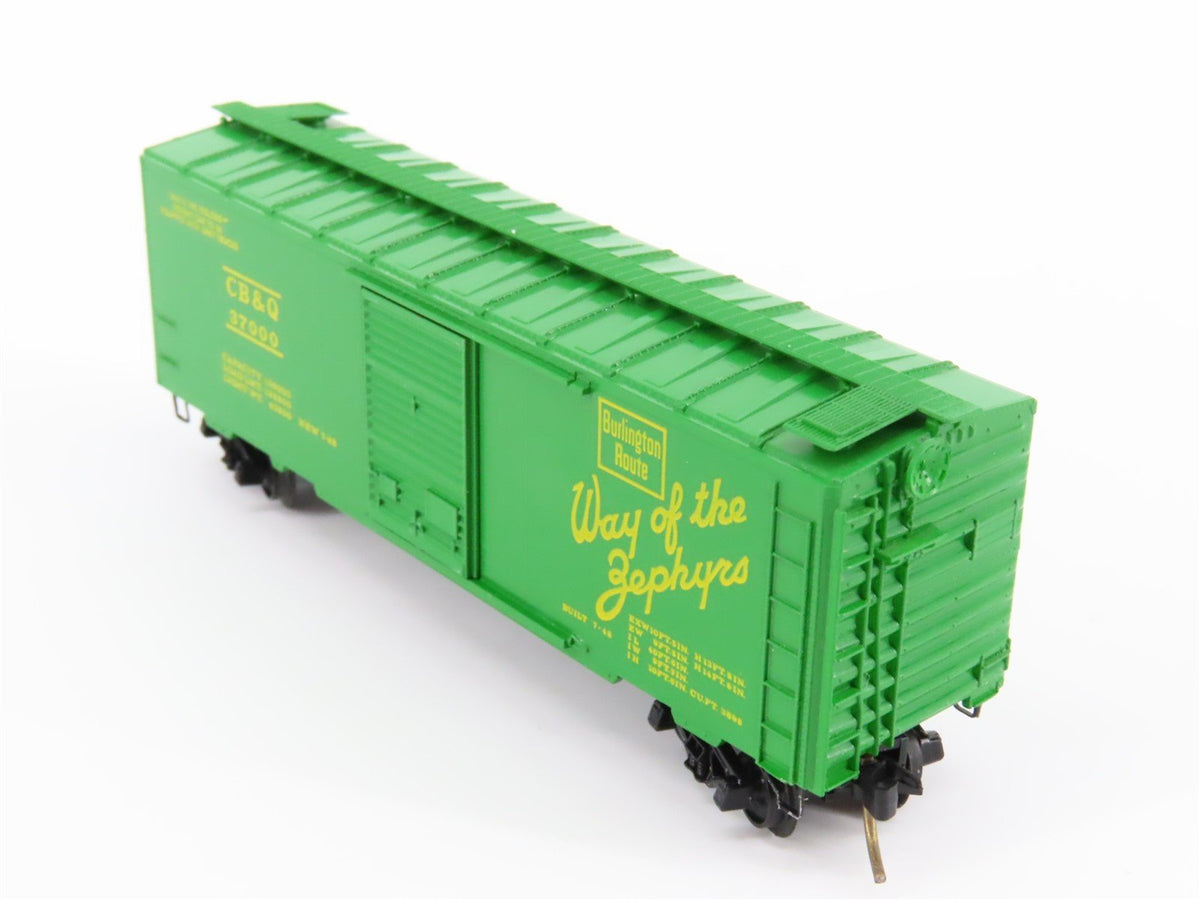 N Kadee Micro-Trains MTL 20130 CB&amp;Q Way Of The Zephyrs &quot;100,000th&quot; Boxcar #37000