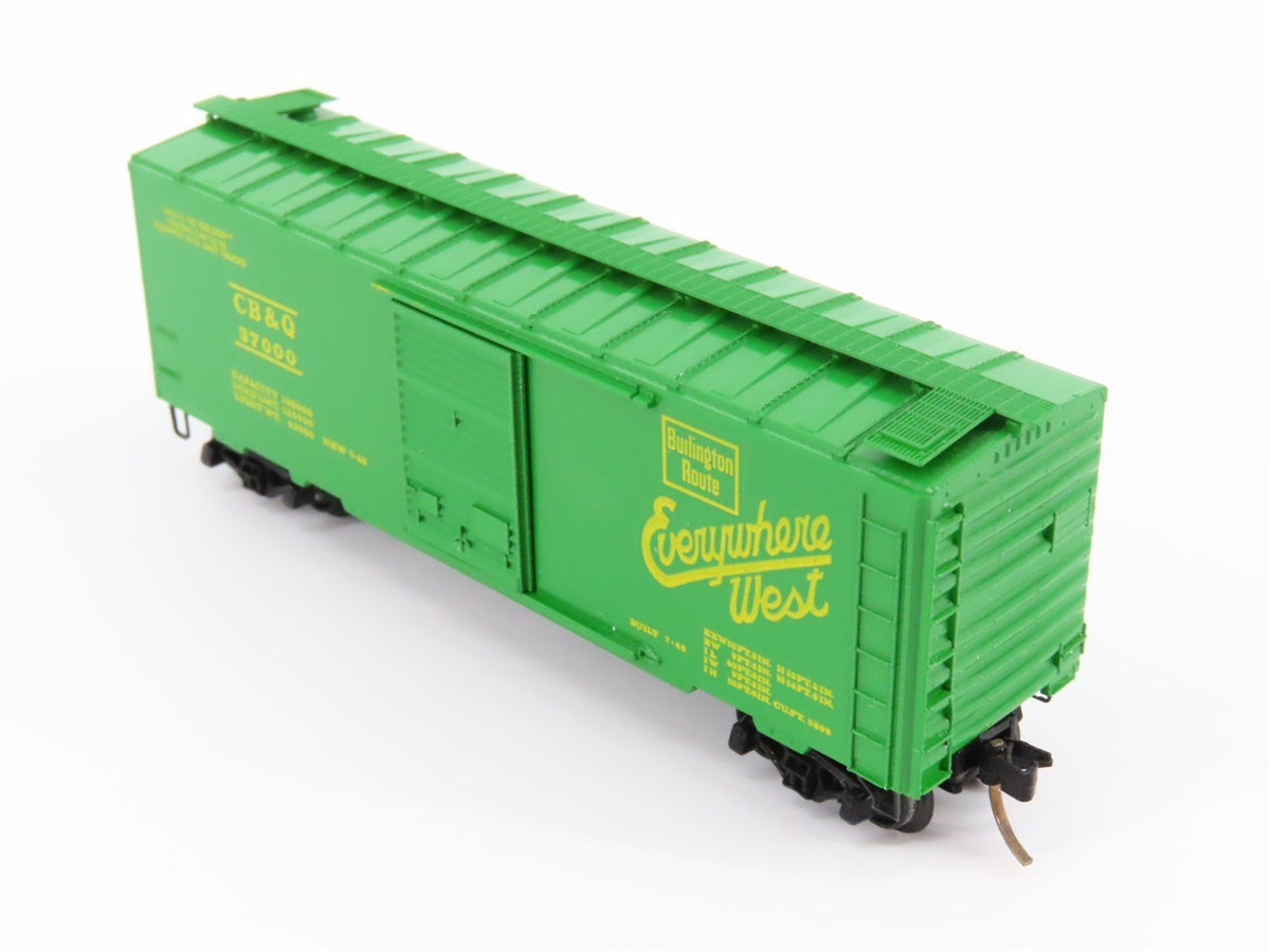 N Kadee Micro-Trains MTL 20130 CB&amp;Q Way Of The Zephyrs &quot;100,000th&quot; Boxcar #37000