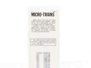 N Kadee Micro-Trains MTL 55142 ICG Illinois Central Gulf 2-Bay Hopper #322061