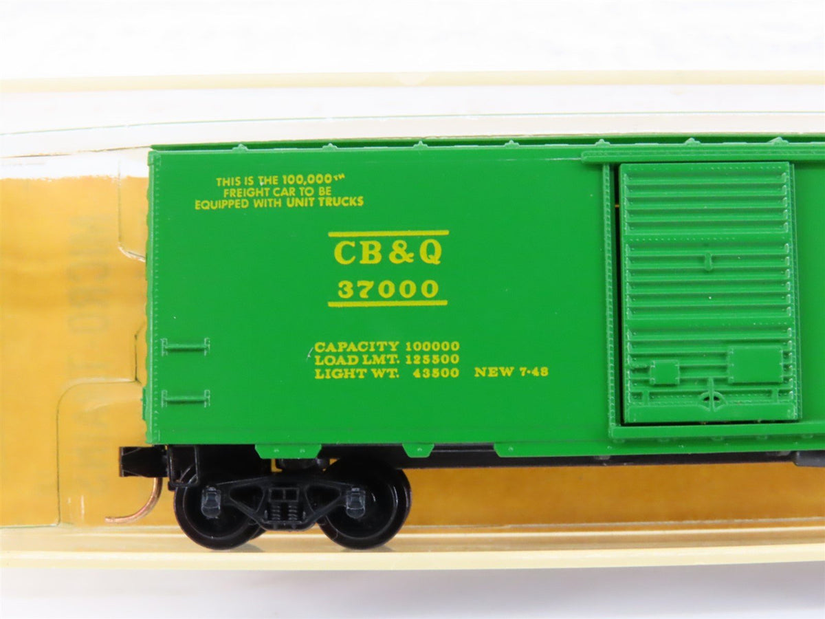 N Scale Kadee Micro-Trains MTL 20131 CB&amp;Q Way Of The Zephyrs 40&#39; Boxcar #37000