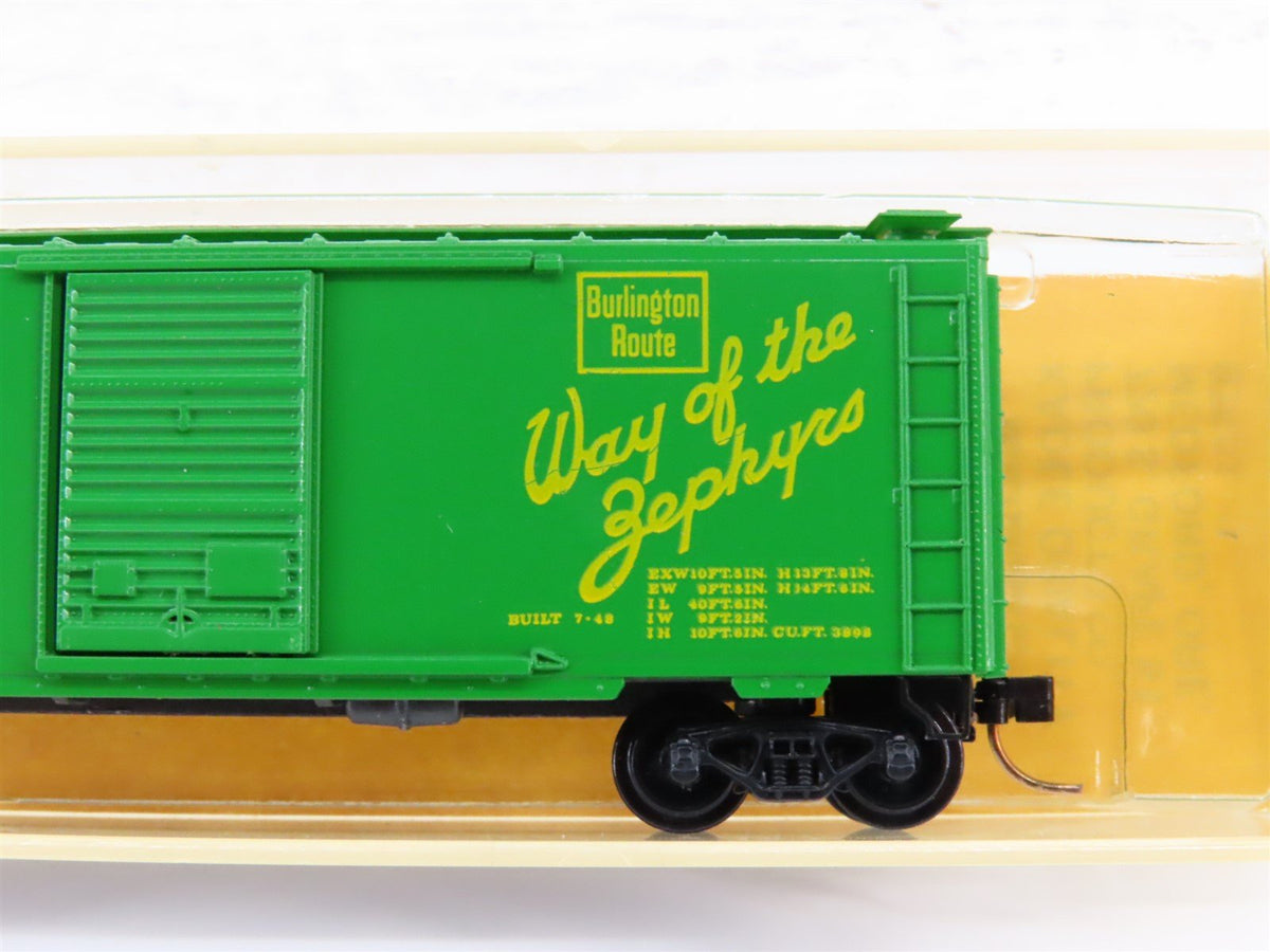 N Scale Kadee Micro-Trains MTL 20131 CB&amp;Q Way Of The Zephyrs 40&#39; Boxcar #37000