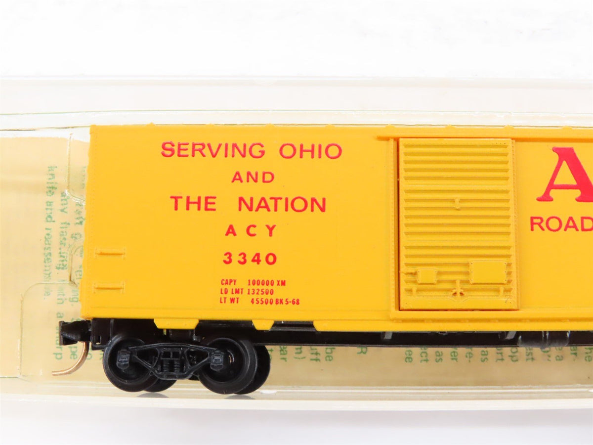 N Scale Kadee Micro-Trains MTL 20416 ACY Railroad Box Car #3340 - Blue Label