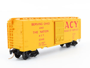 N Scale Kadee Micro-Trains MTL 20416 ACY Railroad Box Car #3340 - Blue Label