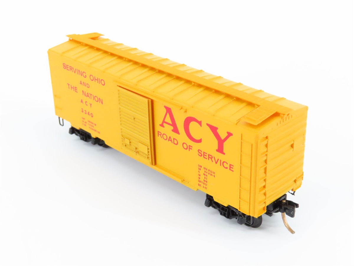 N Scale Kadee Micro-Trains MTL 20416 ACY Railroad Box Car #3340 - Blue Label