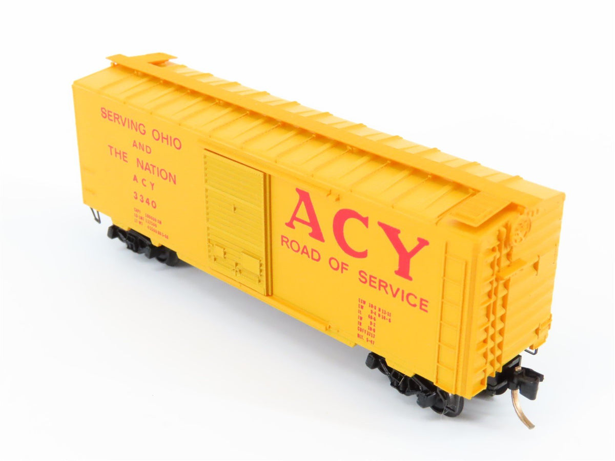 N Scale Kadee Micro-Trains MTL 20416 ACY Railroad Box Car #3340 - Blue Label