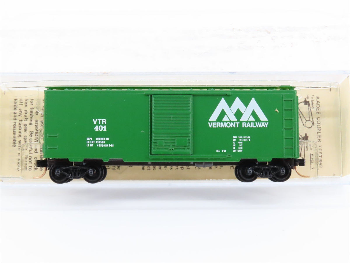 N Scale Kadee Micro-Trains MTL 20200 VTR Vermont Railway 40&#39; Box Car #401