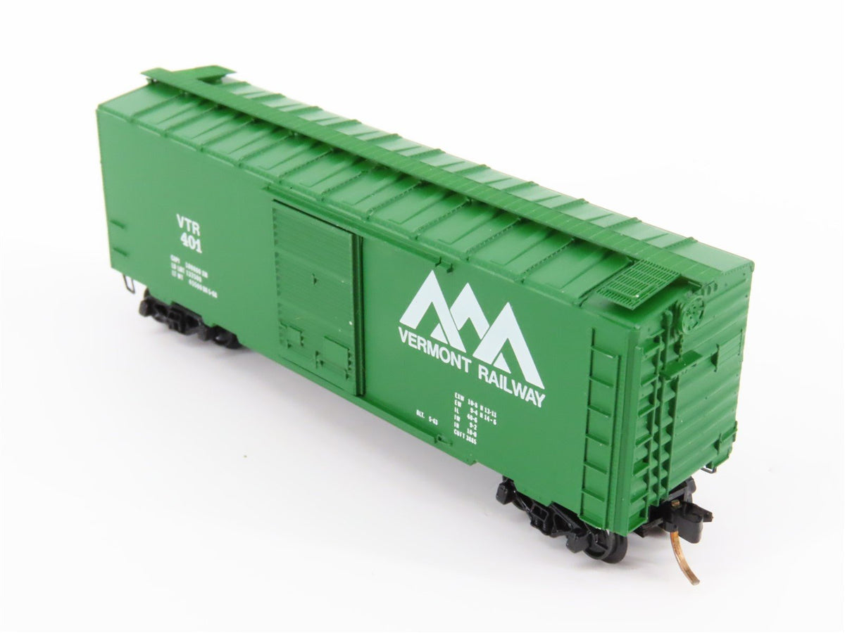 N Scale Kadee Micro-Trains MTL 20200 VTR Vermont Railway 40&#39; Box Car #401