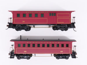 LOT of 8 HO Mantua PRR Pennsylvania Coach, Combine Passenger Cars