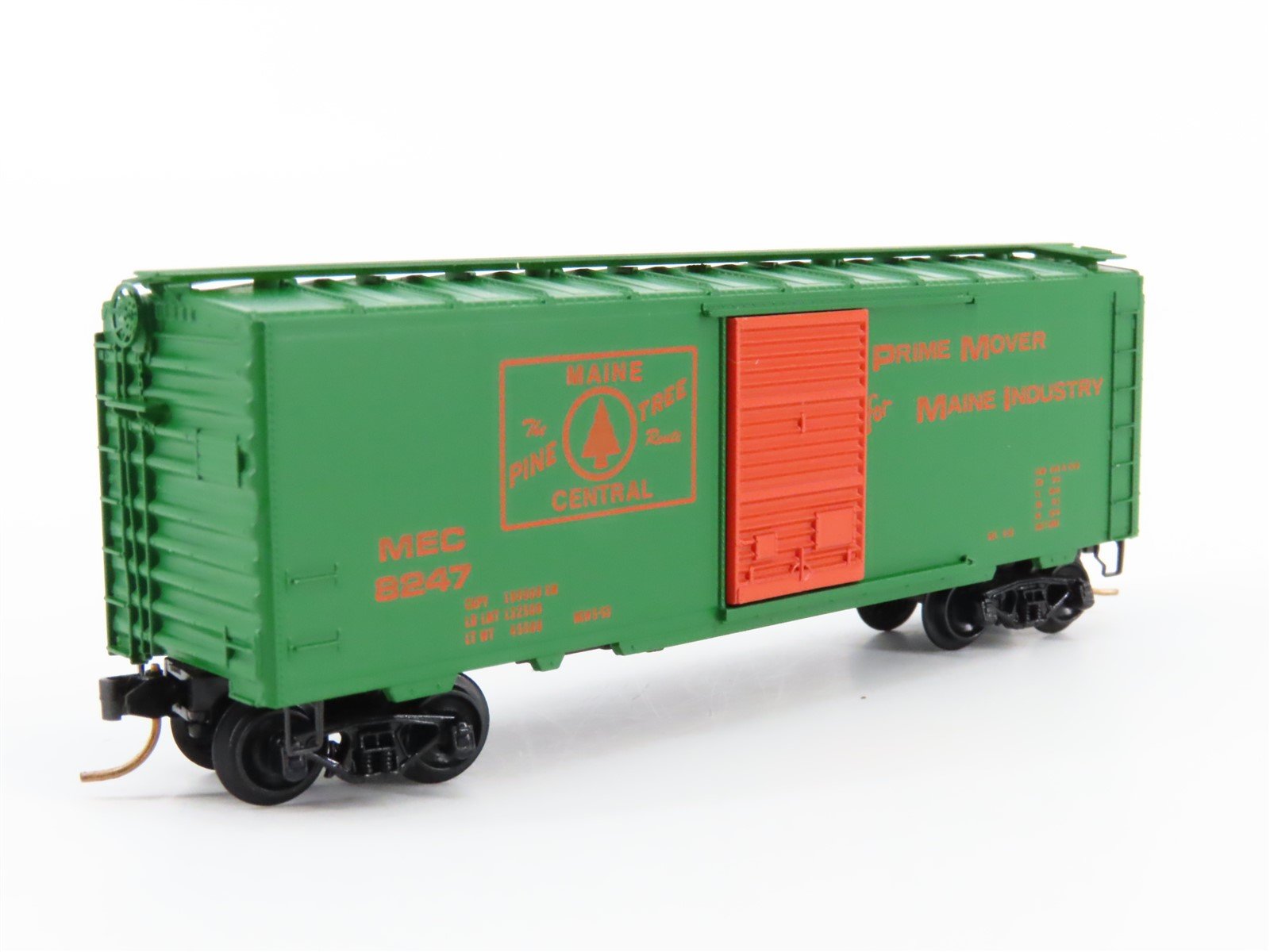 N Scale Kadee Micro-Trains MTL 20220 MEC Maine Central Pine Tree Box Car #8247