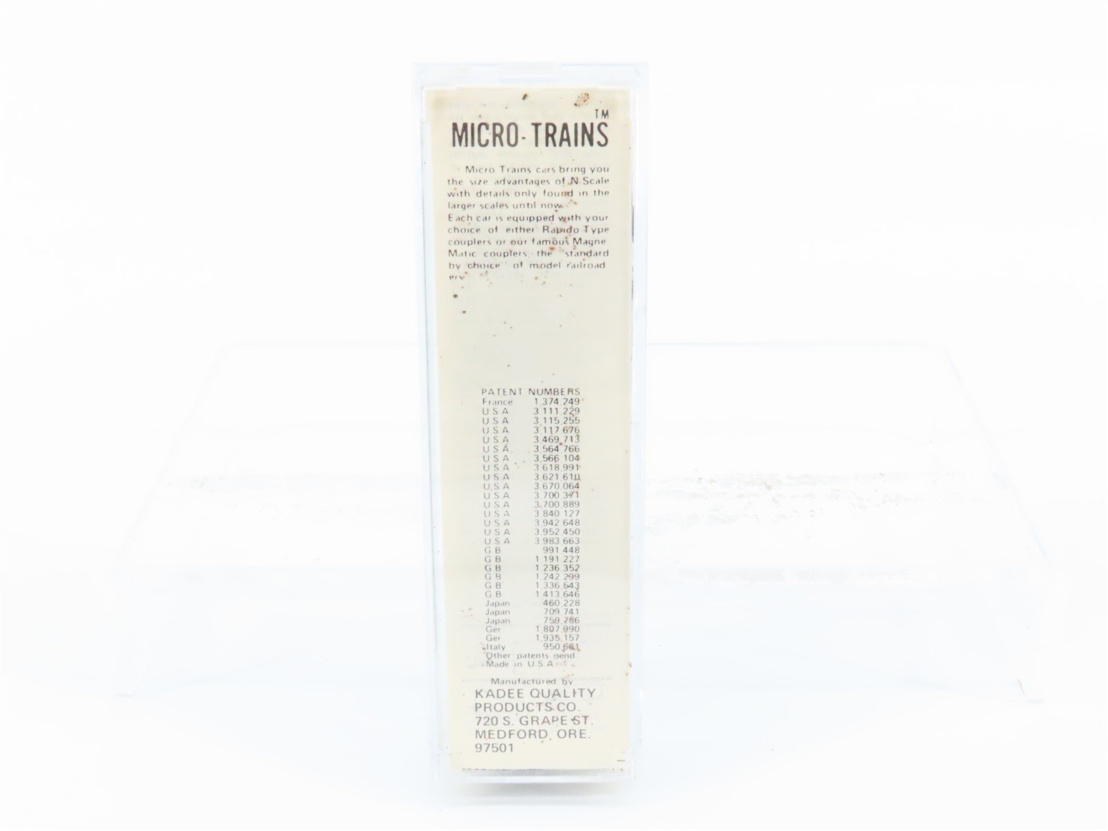 N Scale Kadee Micro-Trains MTL 20210 WP Western Pacific Feather Box Car #20826