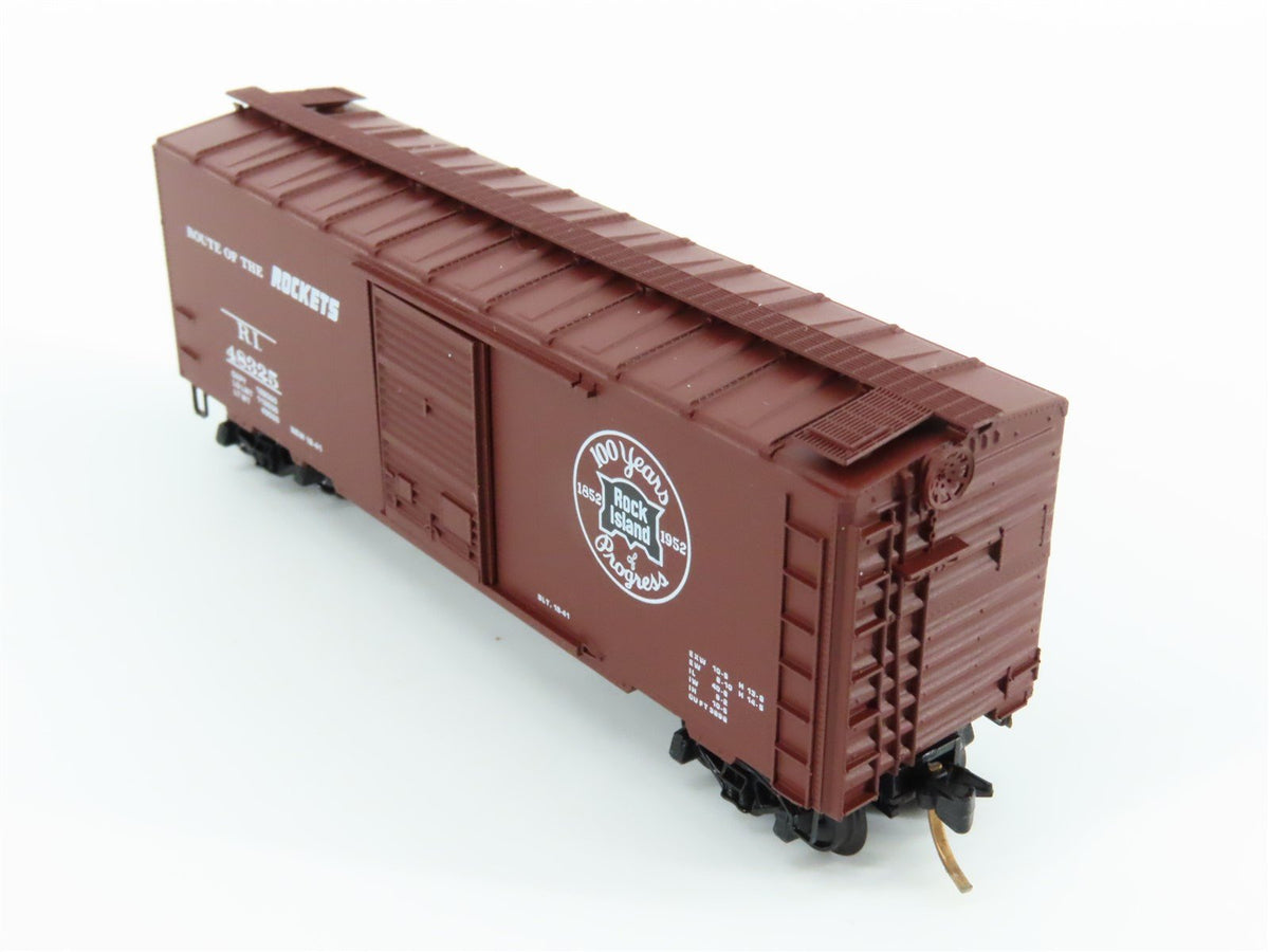 N Scale Kadee Micro-Trains MTL 20700 RI Rock Island Rockets 40&#39; Box Car #48325