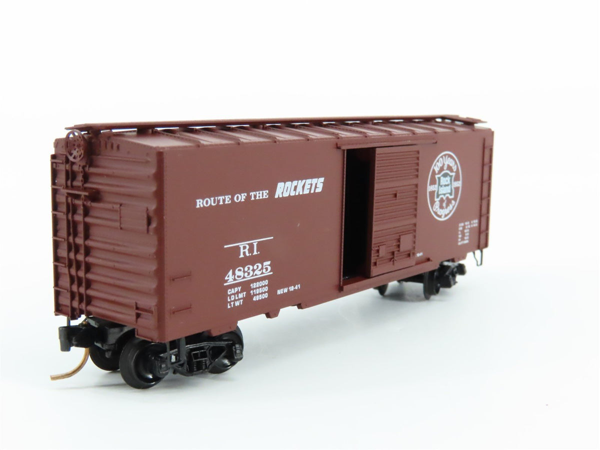 N Scale Kadee Micro-Trains MTL 20700 RI Rock Island Rockets 40&#39; Box Car #48325