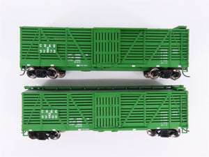 HO Scale Walthers Mainline 910-54501 CBQ Burlington 40' Wood Stockcar 6-Pack