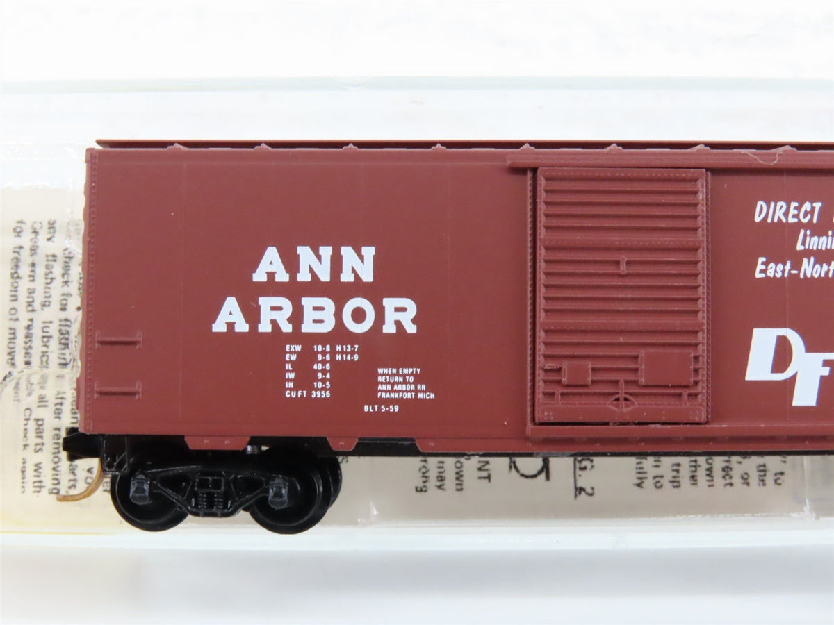 N Scale Kadee Micro-Trains MTL 20690 AA Ann Arbor 40&#39; Single Door Box Car #1401