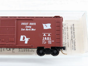 N Scale Kadee Micro-Trains MTL 20690 AA Ann Arbor 40' Single Door Box Car #1401