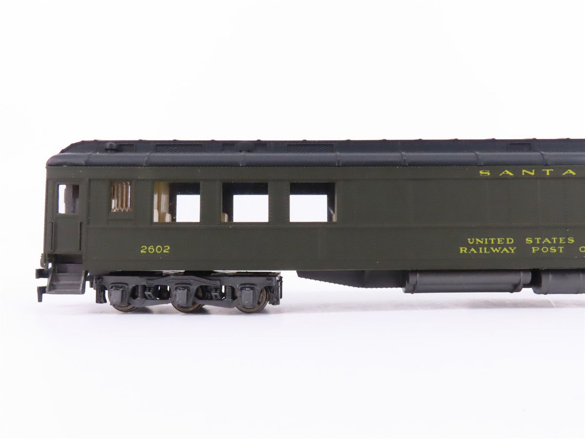 HO Scale Rivarossi 6914 ATSF Santa Fe Baggage, Diner, Combine Passenger 4-Cars