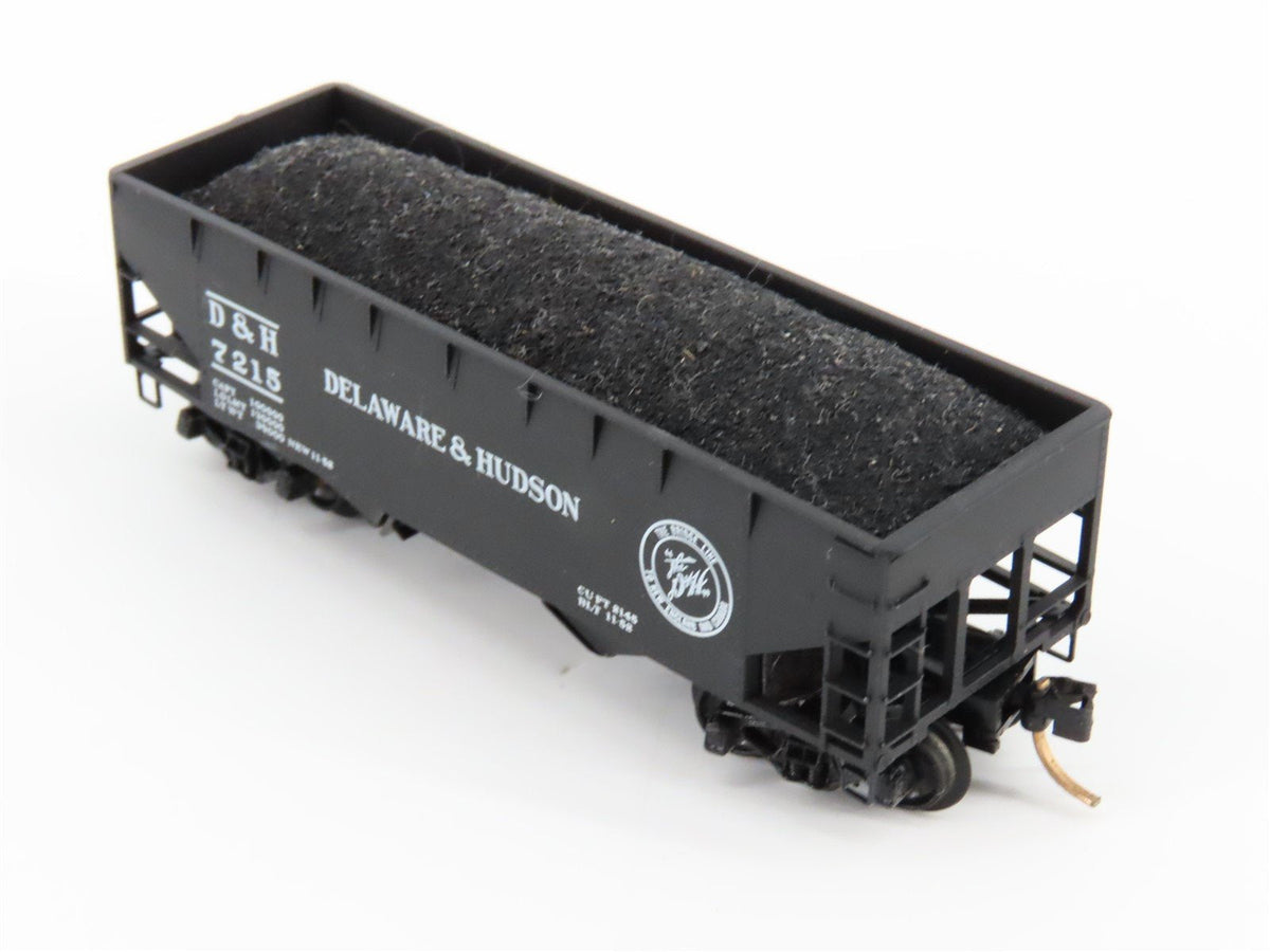 N Scale Kadee Micro-Trains MTL 55170 D&amp;H The Bridge Line 2-Bay Hopper #7215