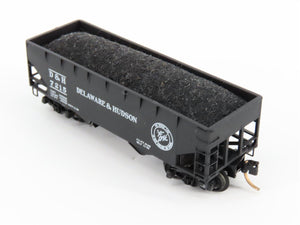 N Scale Kadee Micro-Trains MTL 55170 D&H The Bridge Line 2-Bay Hopper #7215