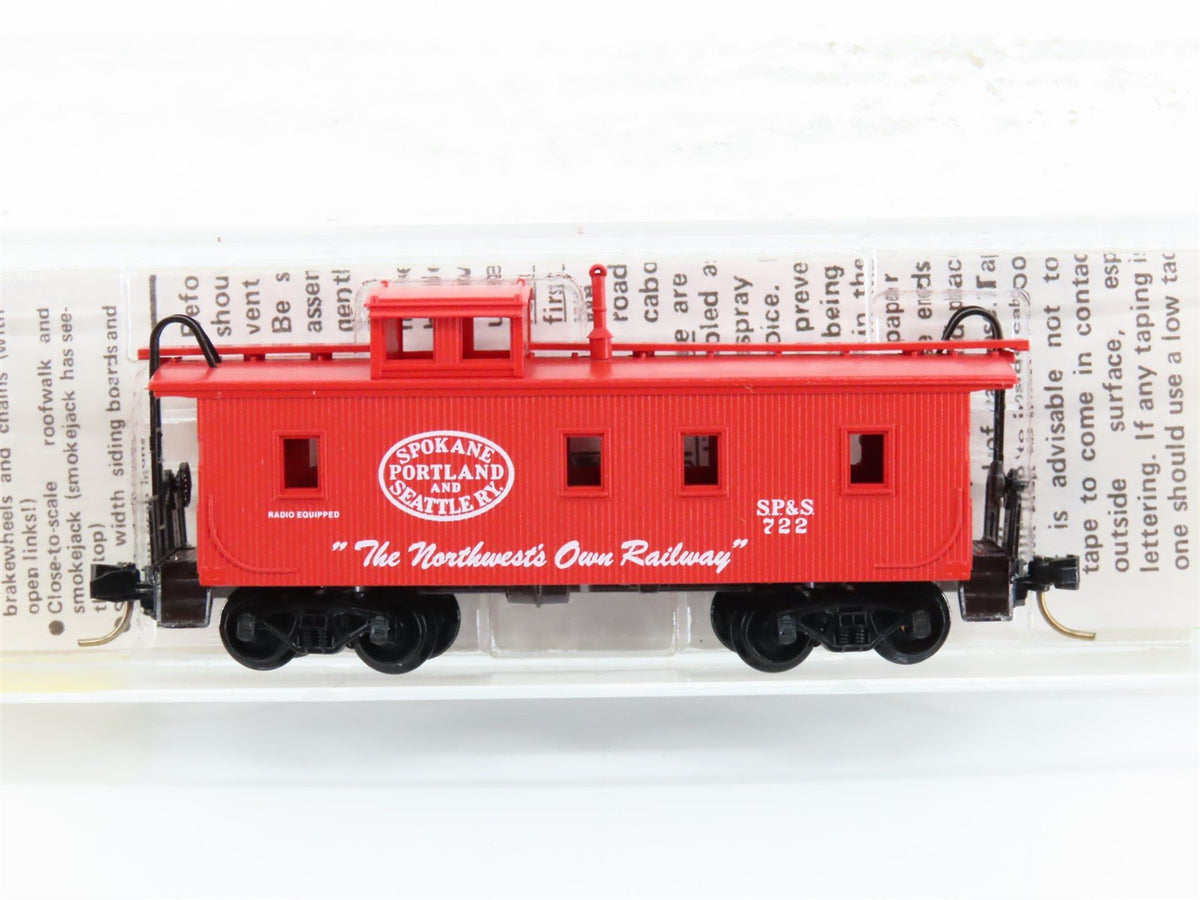 N Scale Kadee Micro-Trains MTL 51060 SP&amp;S Spokane Portland &amp; Seattle Caboose 722