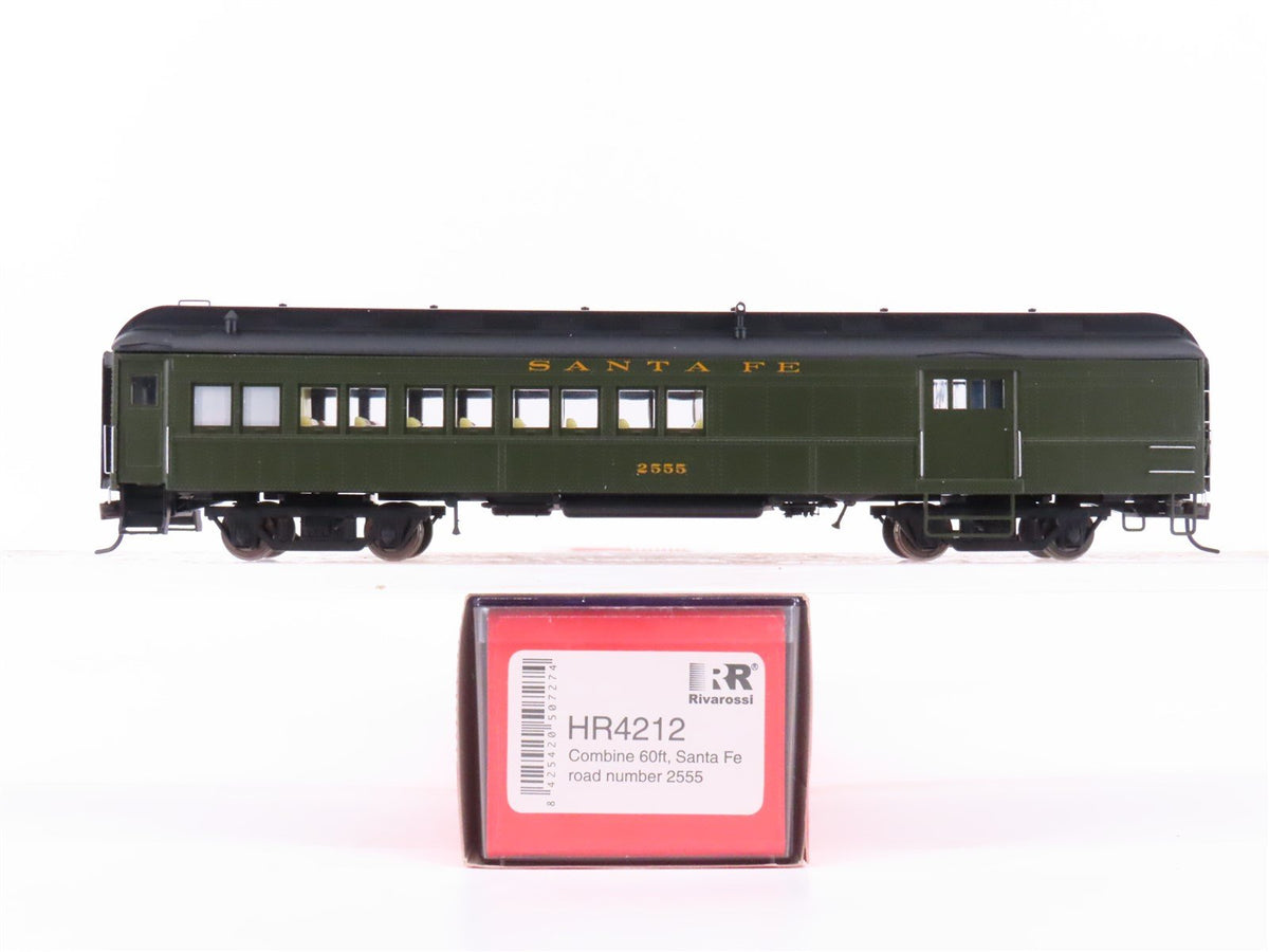 HO Scale Rivarossi HR4212 ATSF Santa Fe 60&#39; Combine Passenger Car #2555