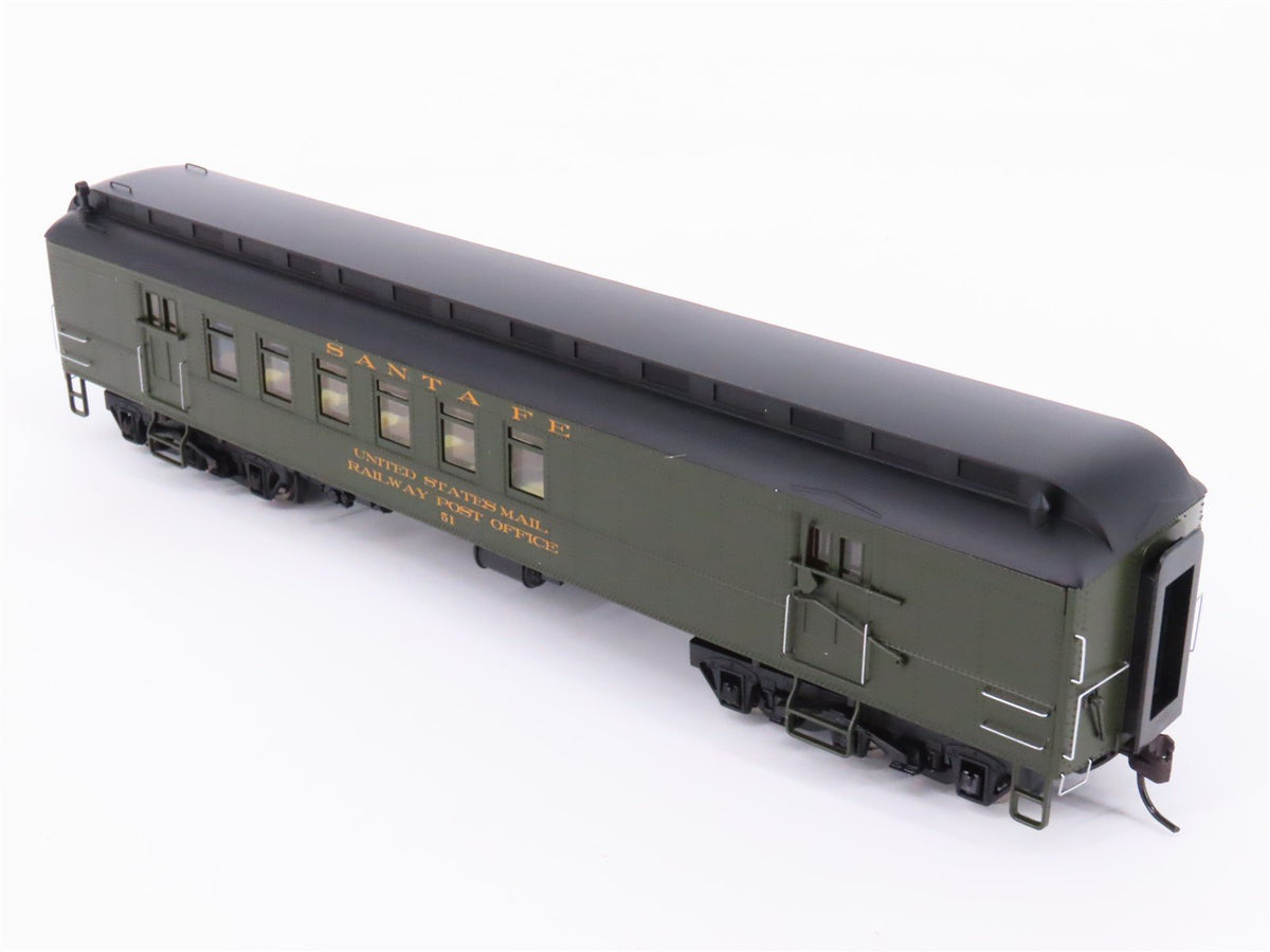 HO Scale Rivarossi HR4213 ATSF Santa Fe 60&#39; RPO Passenger Car #51