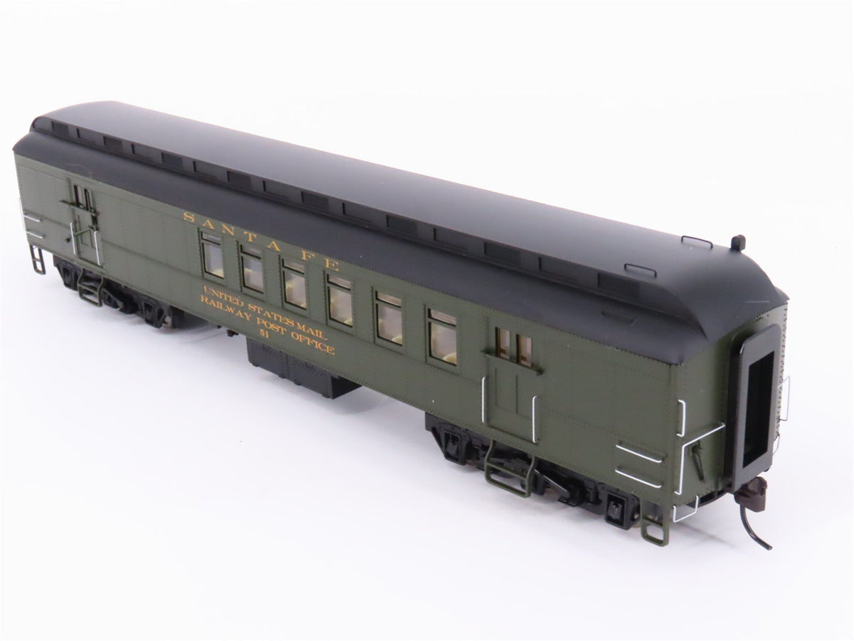 HO Scale Rivarossi HR4213 ATSF Santa Fe 60&#39; RPO Passenger Car #51