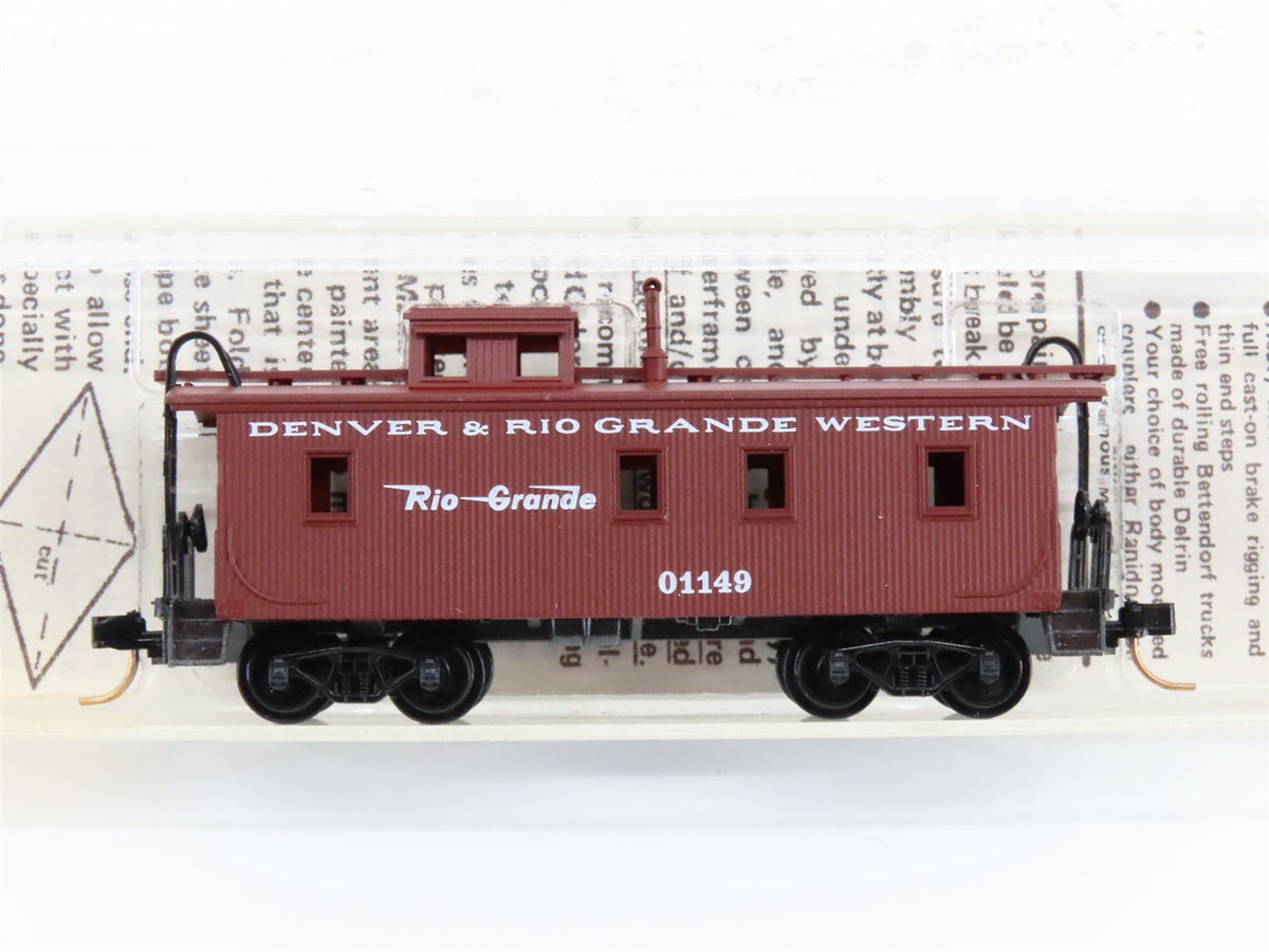 N Scale Kadee Micro-Trains MTL 50110 D&amp;RGW Rio Grande 34&#39; Wood Caboose #01149