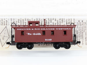 N Scale Kadee Micro-Trains MTL 50110 D&RGW Rio Grande 34' Wood Caboose #01149