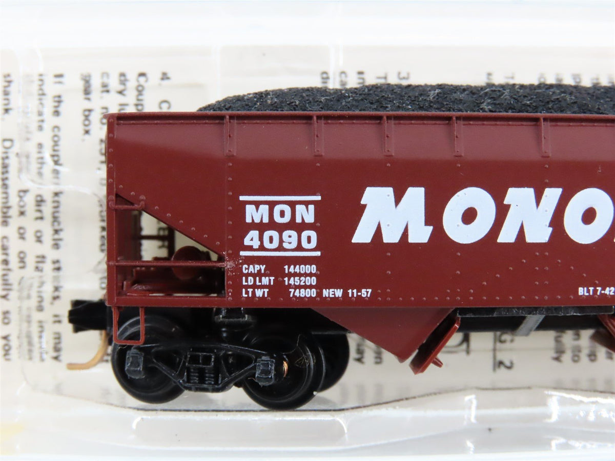 N Kadee Micro-Trains MTL 55200 MON Monon &quot;The Hoosier Line&quot; 2-Bay Hopper #4090