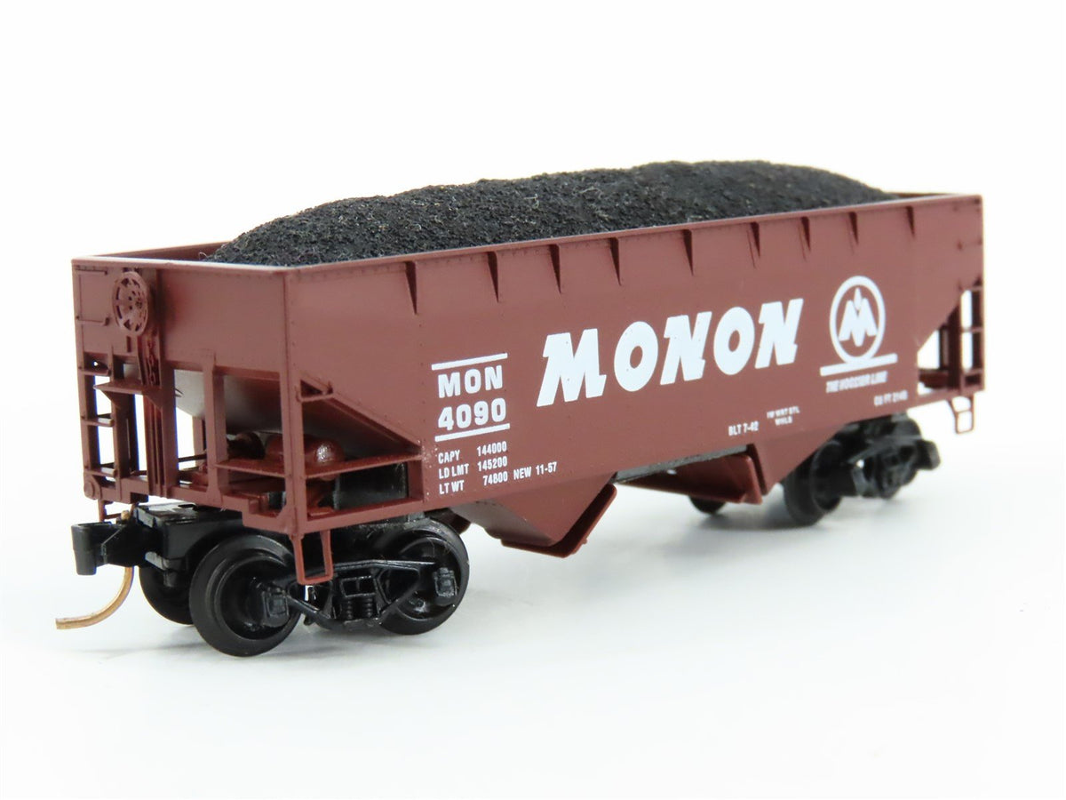 N Kadee Micro-Trains MTL 55200 MON Monon &quot;The Hoosier Line&quot; 2-Bay Hopper #4090